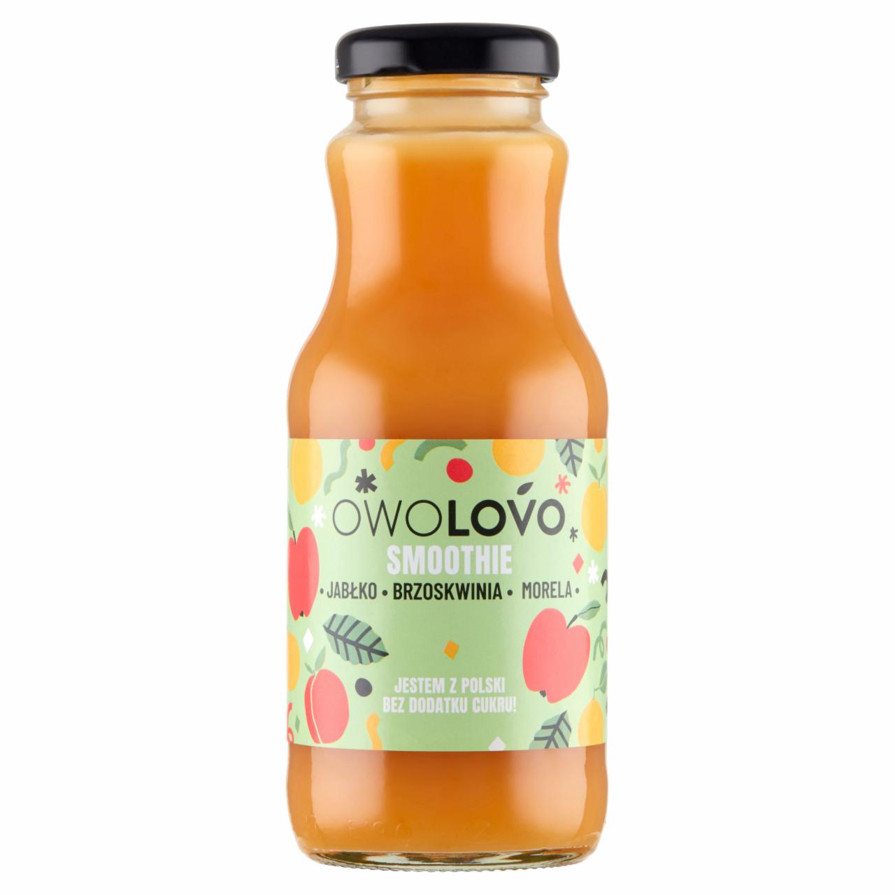 Zdjęcia - OWOLOVO Smoothie jabłko brzoskwinia morela 250 ml