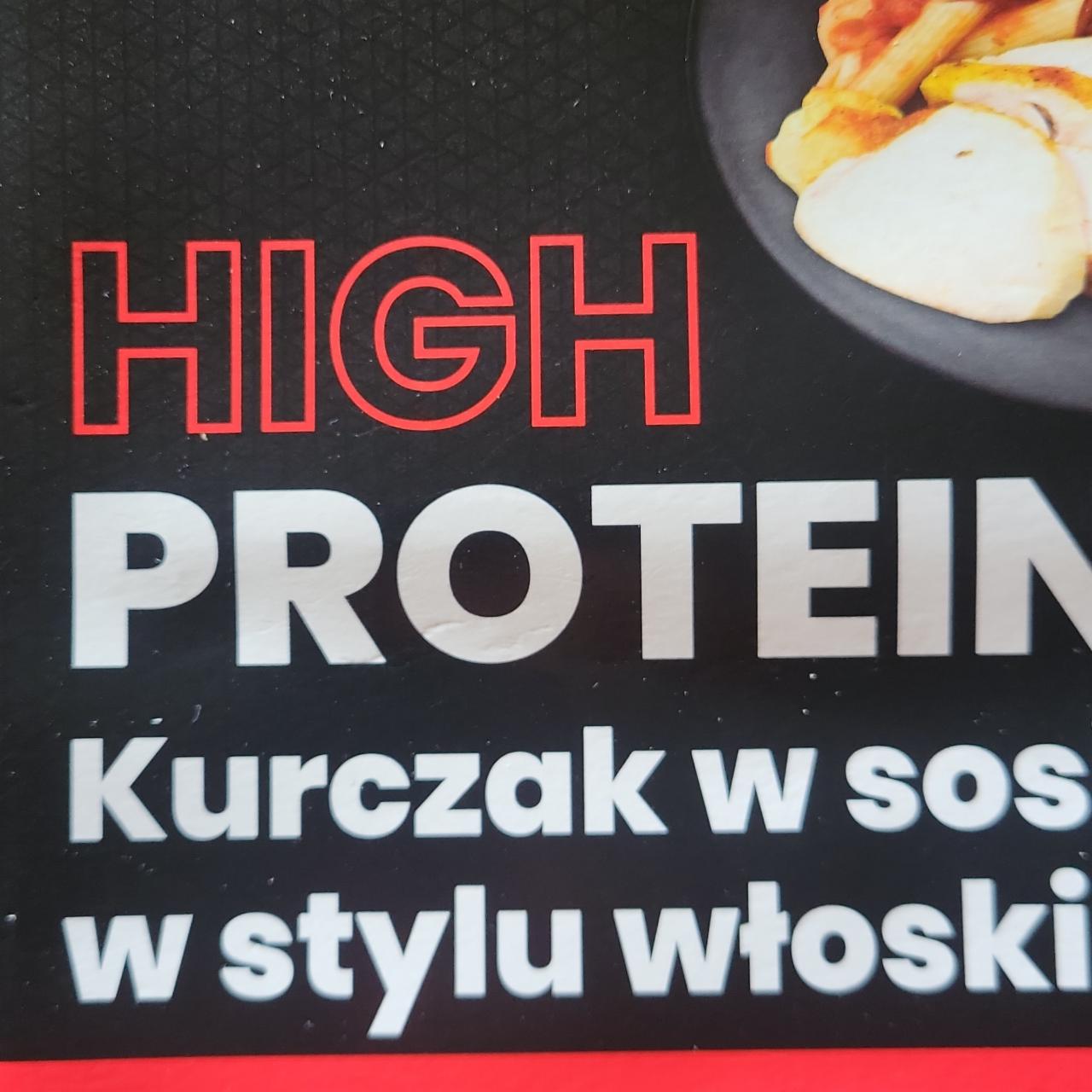 Zdjęcia - High Protein kurczak w sosie w stylu włoskim z makaronem penne Virtu