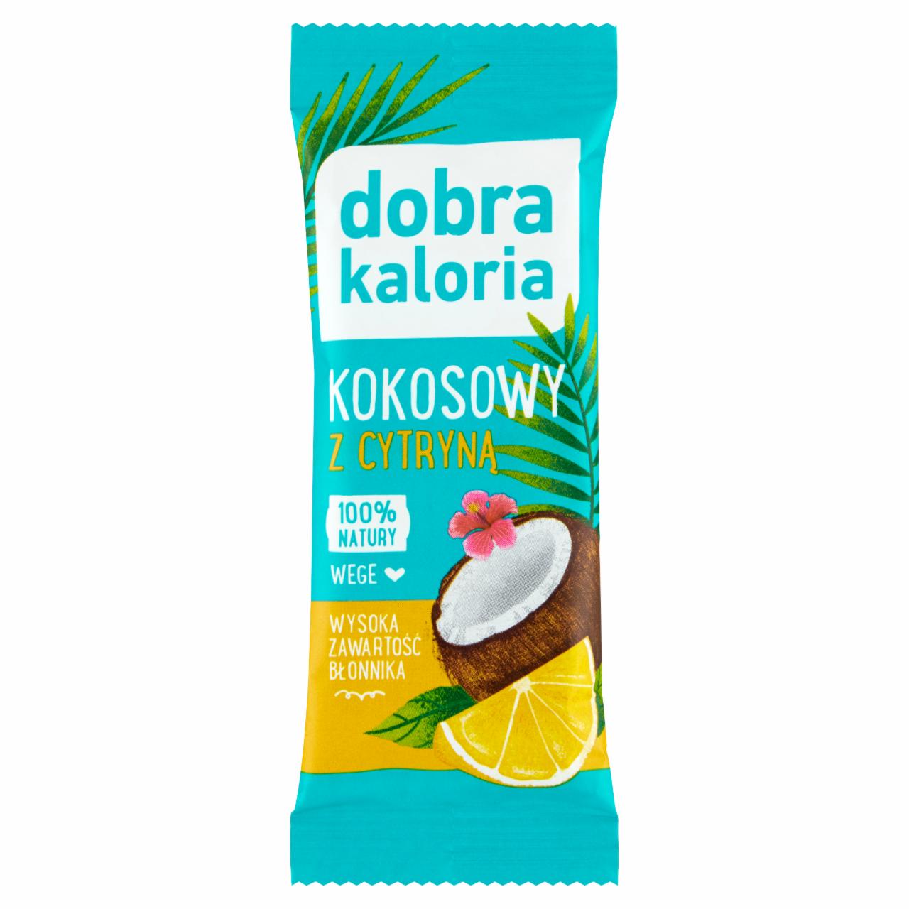 Zdjęcia - Dobra Kaloria Baton kokosowy z cytryną 30 g