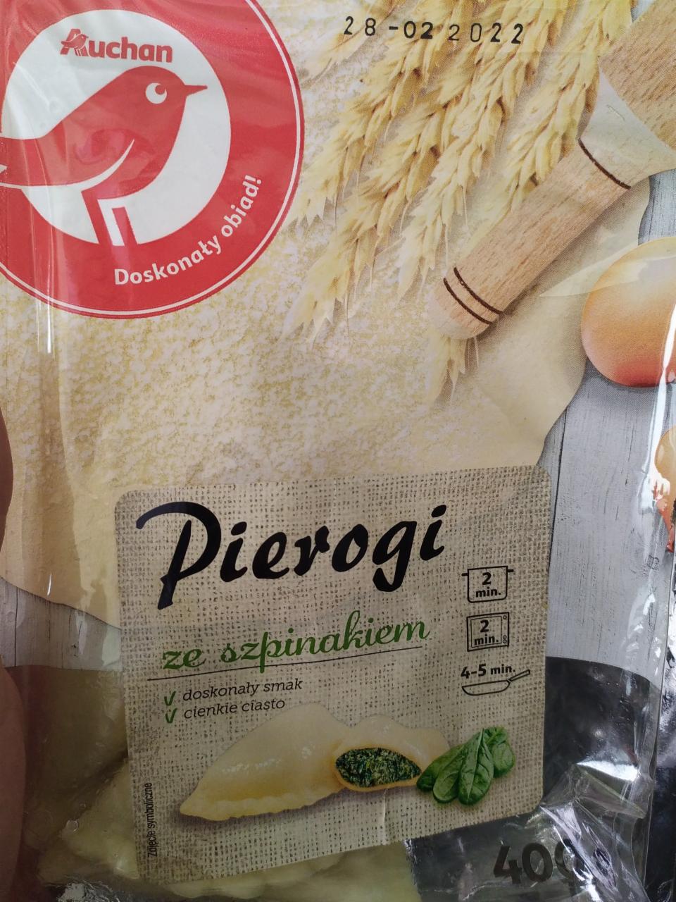 Zdjęcia - Pierogi ze szpinakiem auchan