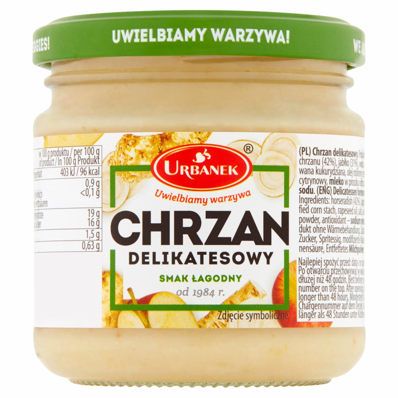 Zdjęcia - Urbanek Chrzan delikatesowy smak łagodny 200 g