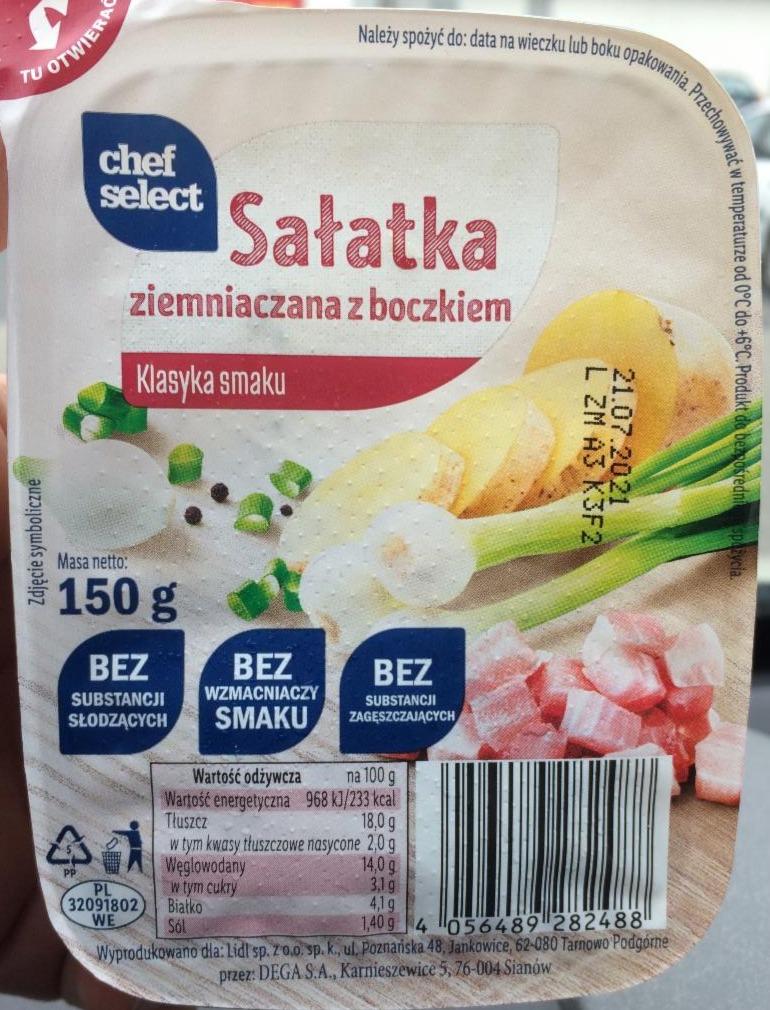 Zdjęcia - Sałatka ziemniaczana z boczkiem Chef Select