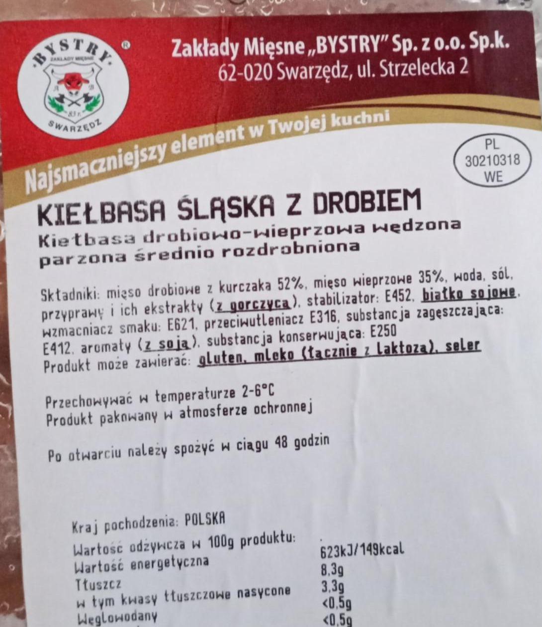 Zdjęcia - Kiełbasa ślaska z drobiem Bystry