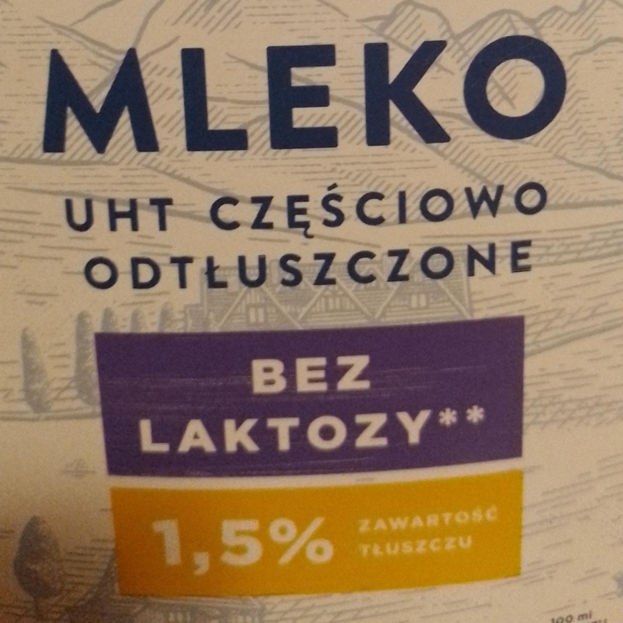 Zdjęcia - Mleko uht bez laktozy 1,5 % Mleczna Dolina