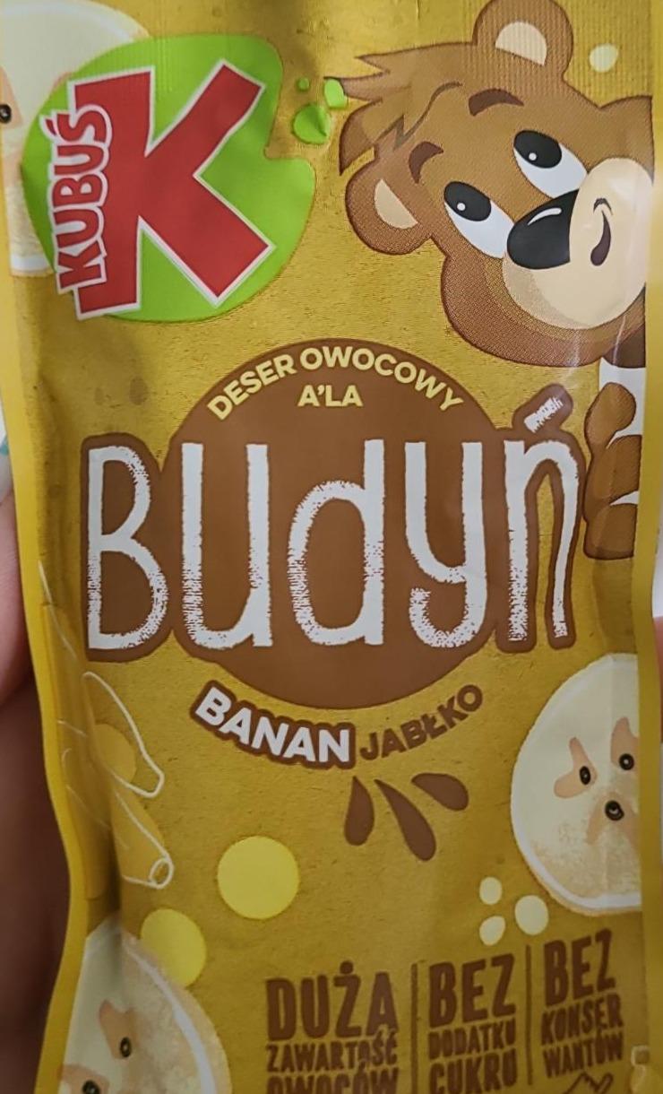 Zdjęcia - Deser owocowy a'la budyń banan jabłko Kubuś