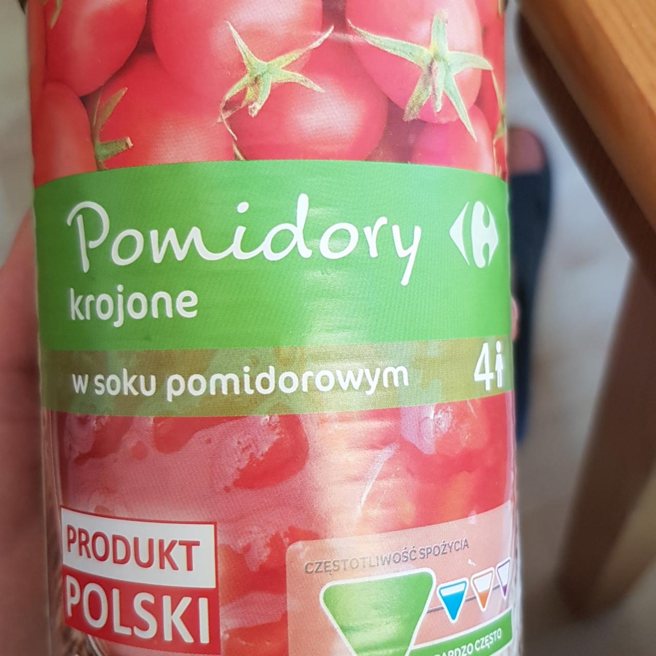 Zdjęcia - pomidory krojone w soku pomidorowym Carrefour