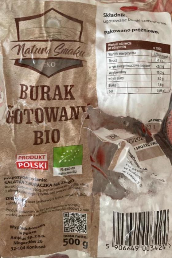 Zdjęcia - Burak gotowany bio Natura smaku