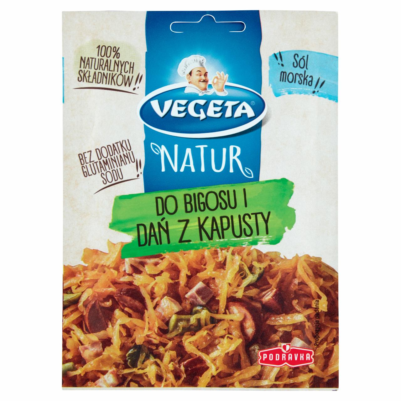 Zdjęcia - Vegeta Natur Mieszanka przyprawowa do bigosu i dań z kapusty 20 g