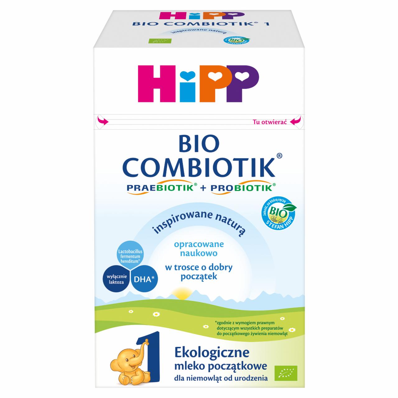 Zdjęcia - HiPP 1 BIO Combiotik Ekologiczne mleko początkowe dla niemowląt od urodzenia 550 g