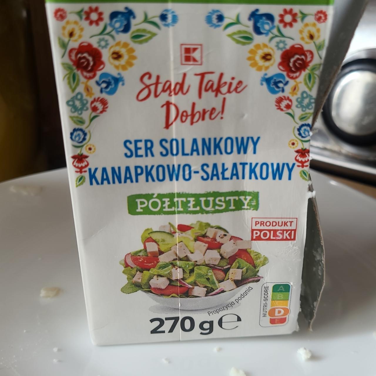 Zdjęcia - Ser solankowy kanapkowo sałatkowy półtłusty Stąd takie dobre