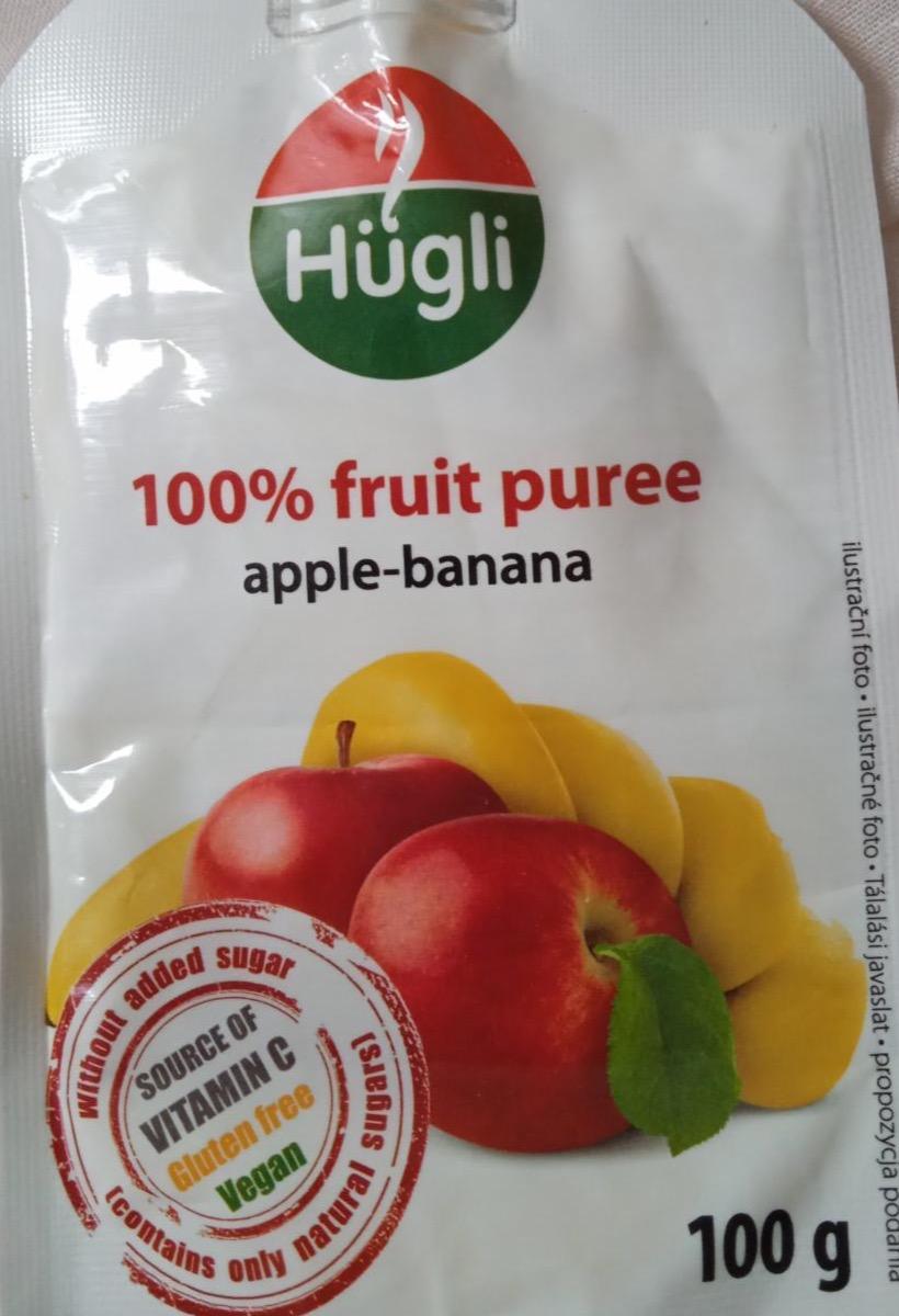 Zdjęcia - 100% fruit puree apple-banana Hügli