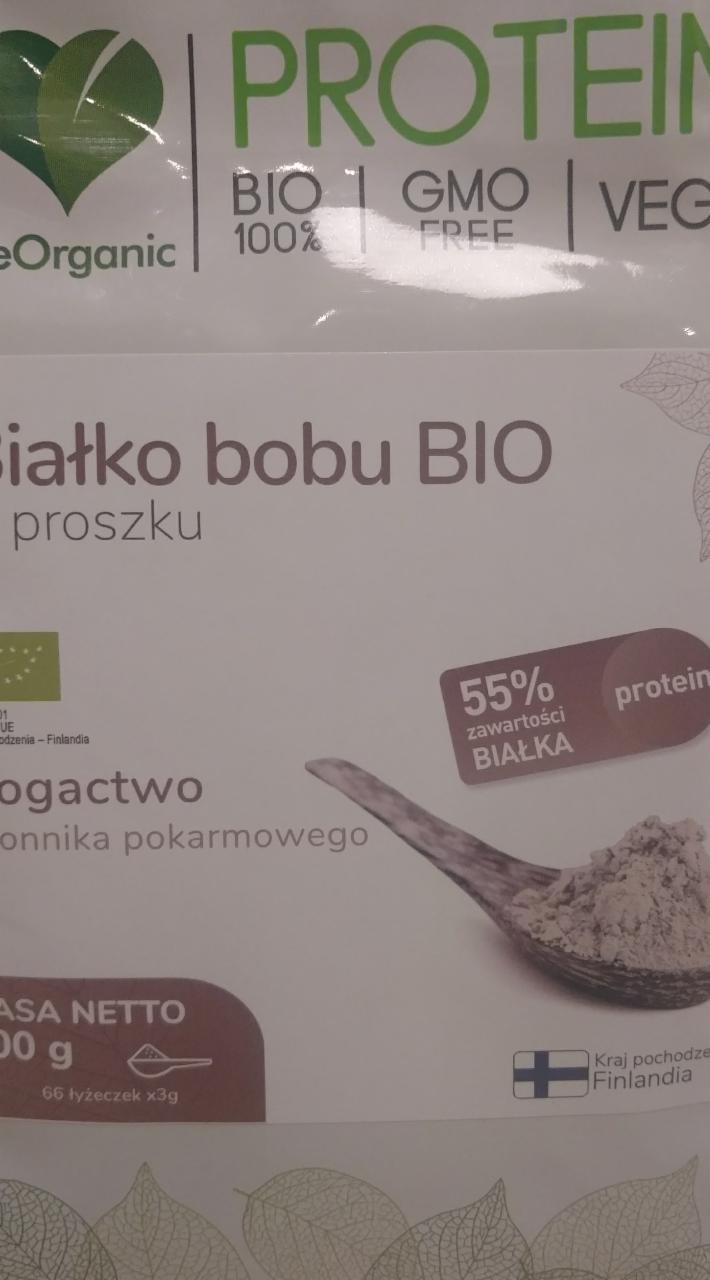 Zdjęcia - BIAŁKO BOBU BIO W PROSZKU BEORGANIC