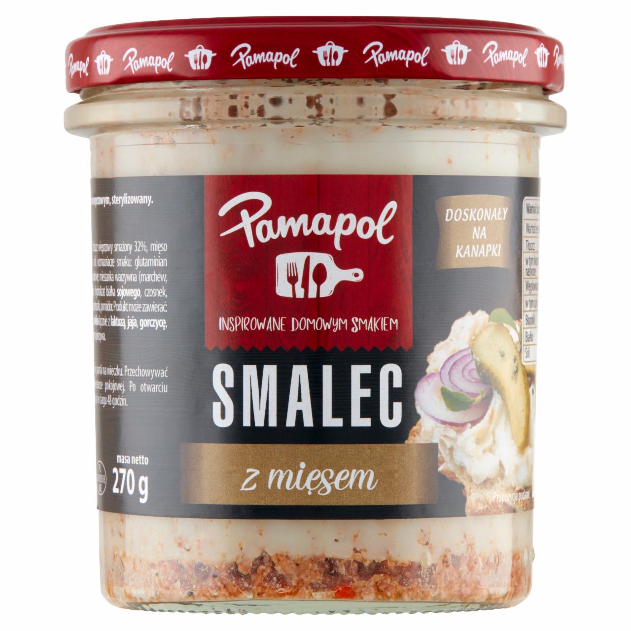 Zdjęcia - Pamapol Smalec z mięsem 270 g