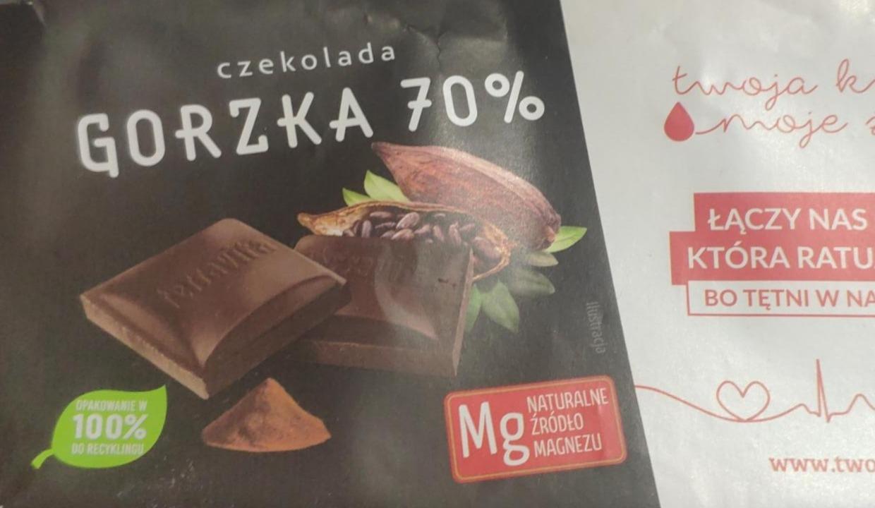 Zdjęcia - Gorzka czekolada 70%, Terravita