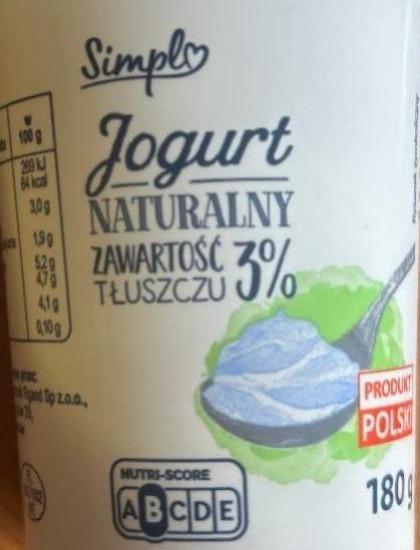 Zdjęcia - Jogurt naturalny Simple