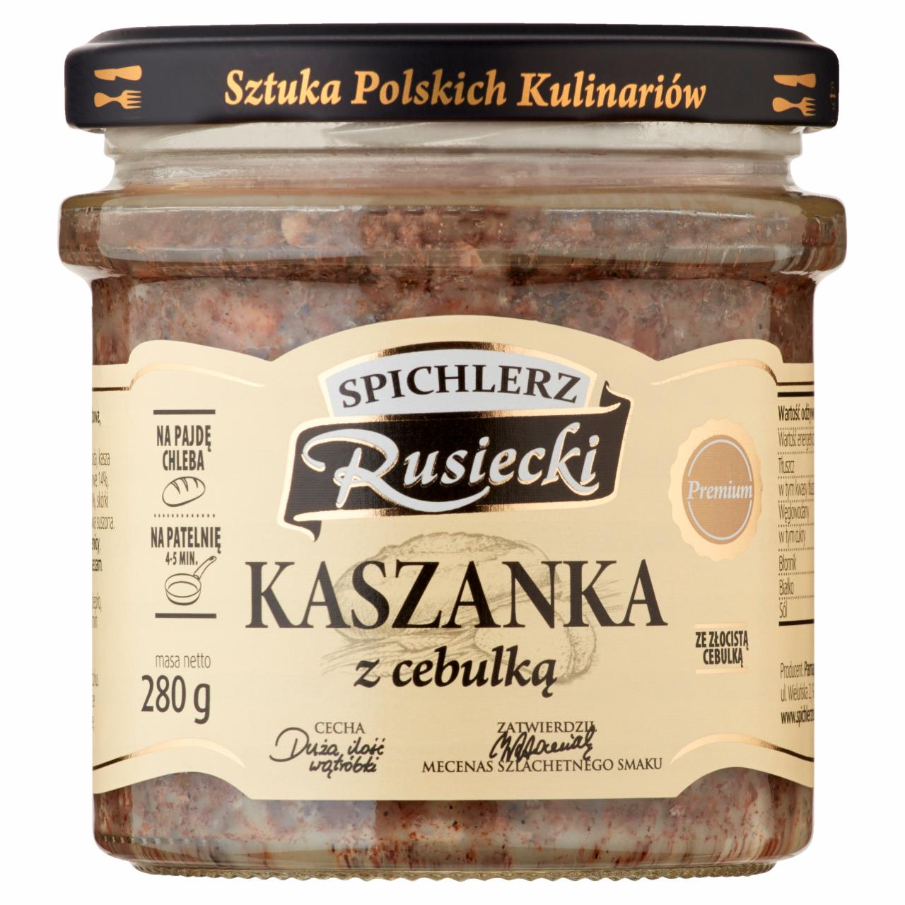 Zdjęcia - Spichlerz Rusiecki Kaszanka z cebulką 280 g