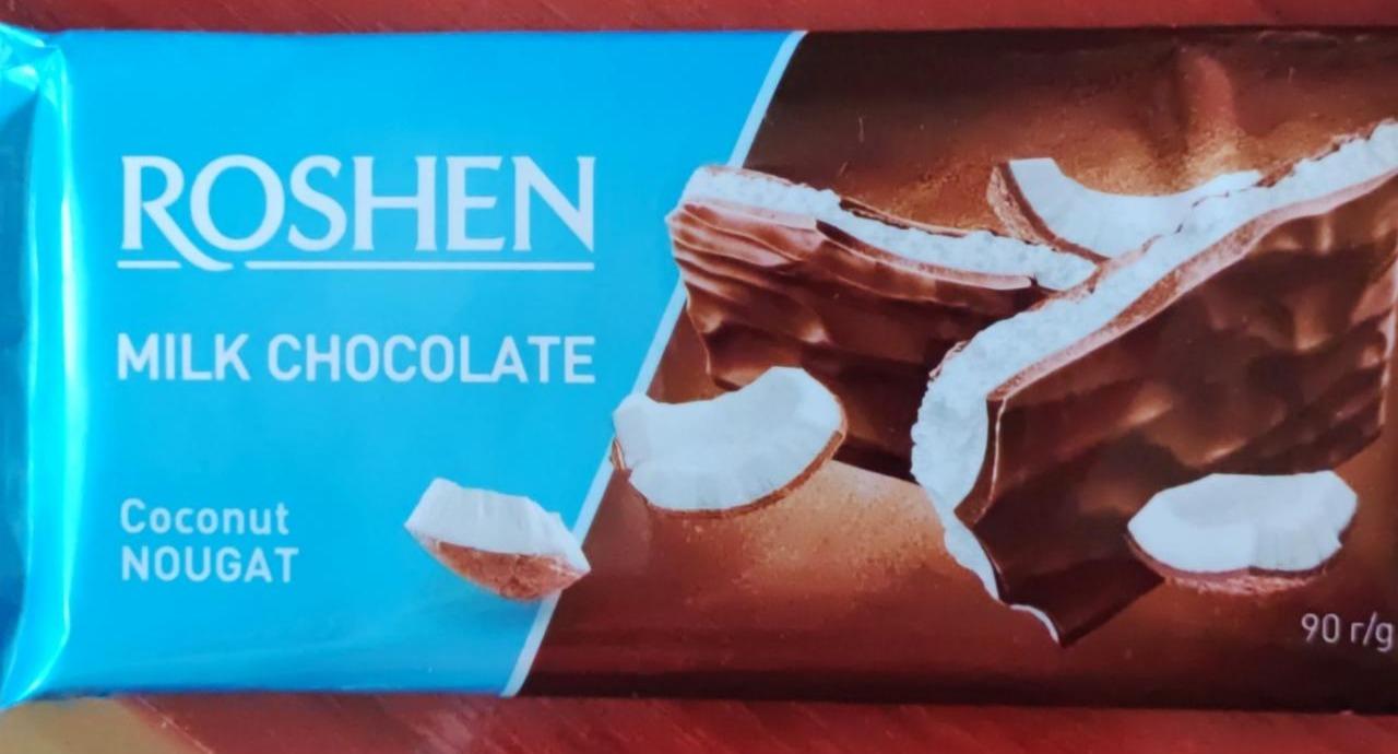 Zdjęcia - Coconut nougat milk chocolate Roshen