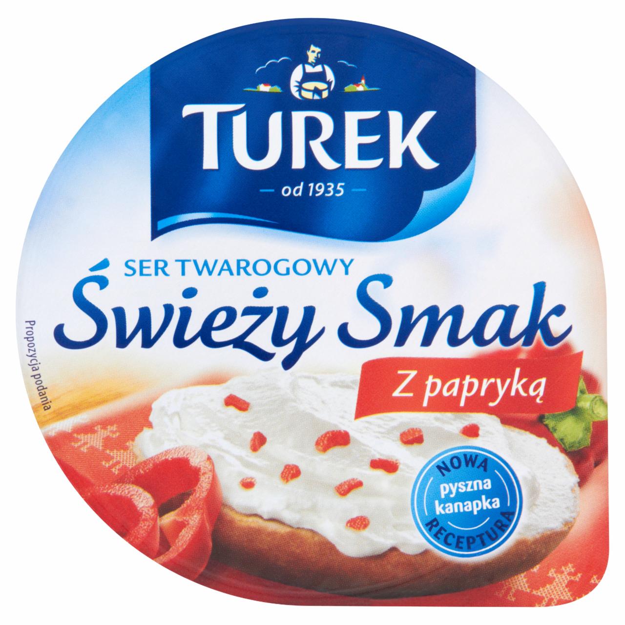 Zdjęcia - Turek Świeży Smak z papryką Ser twarogowy 150 g