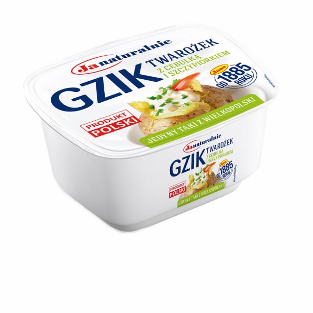 Zdjęcia - Gzik Twarożek z cebulką i szczypiorkiem Janaturalnie Jana