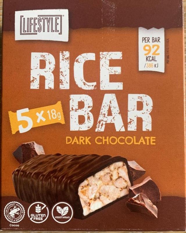 Zdjęcia - Rice bar Dark chocolate Lifestyle