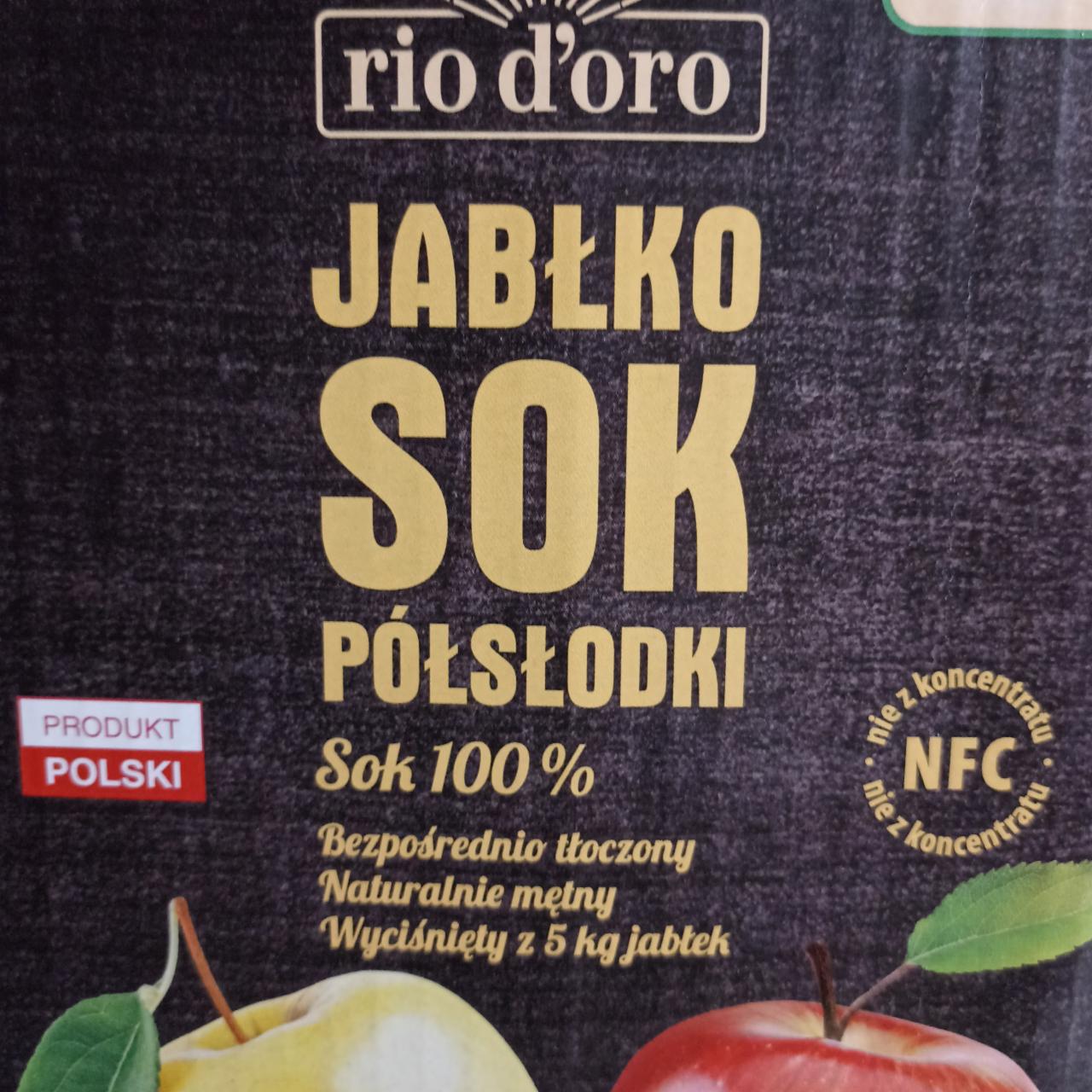 Zdjęcia - Jabłko sok tłoczony półsłodki rio d'oro