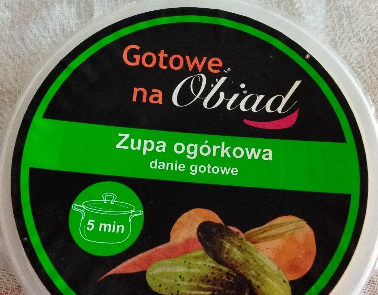 Zdjęcia - Zupa ogórkowa danie gotowe Gotowe na obiad