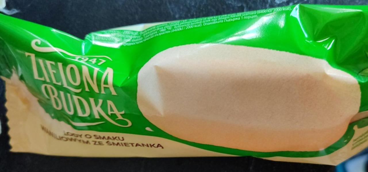 Zdjęcia - Zielona Budka Lody o smaku waniliowym ze śmietanką 90 ml