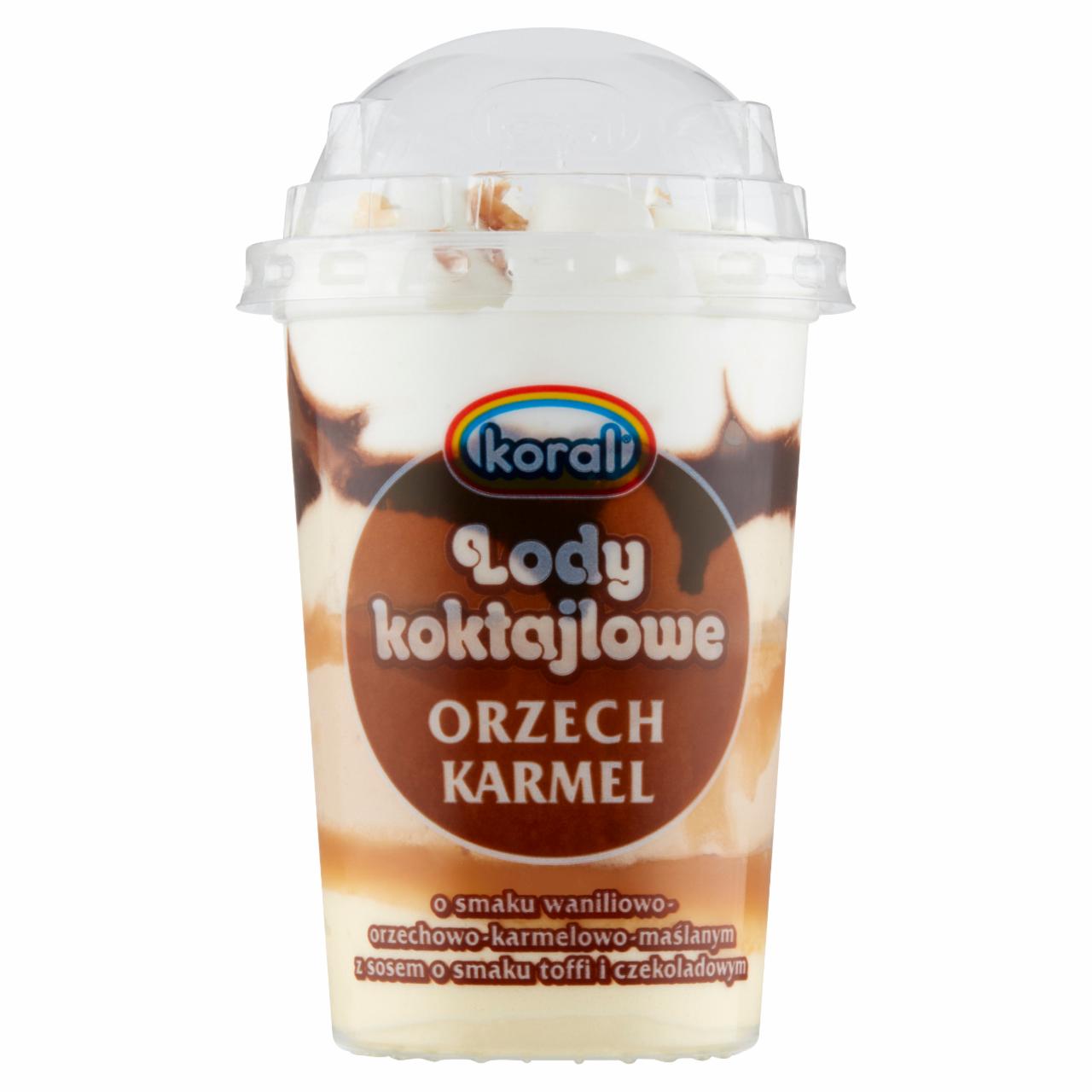 Zdjęcia - Koral Lody koktajlowe orzech karmel 220 ml