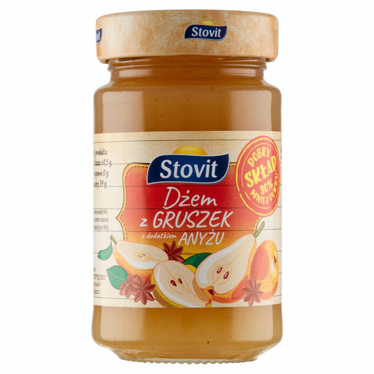 Zdjęcia - Stovit Dżem z gruszek z dodatkiem anyżu 260 g