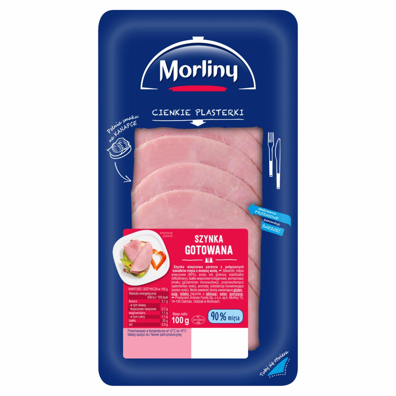 Zdjęcia - Morliny Szynka gotowana 100 g