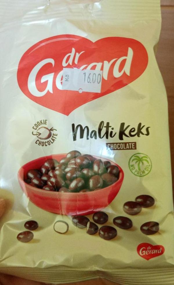 Zdjęcia - dr Gerard Malti Keks Herbatniki w czekoladzie 75 g