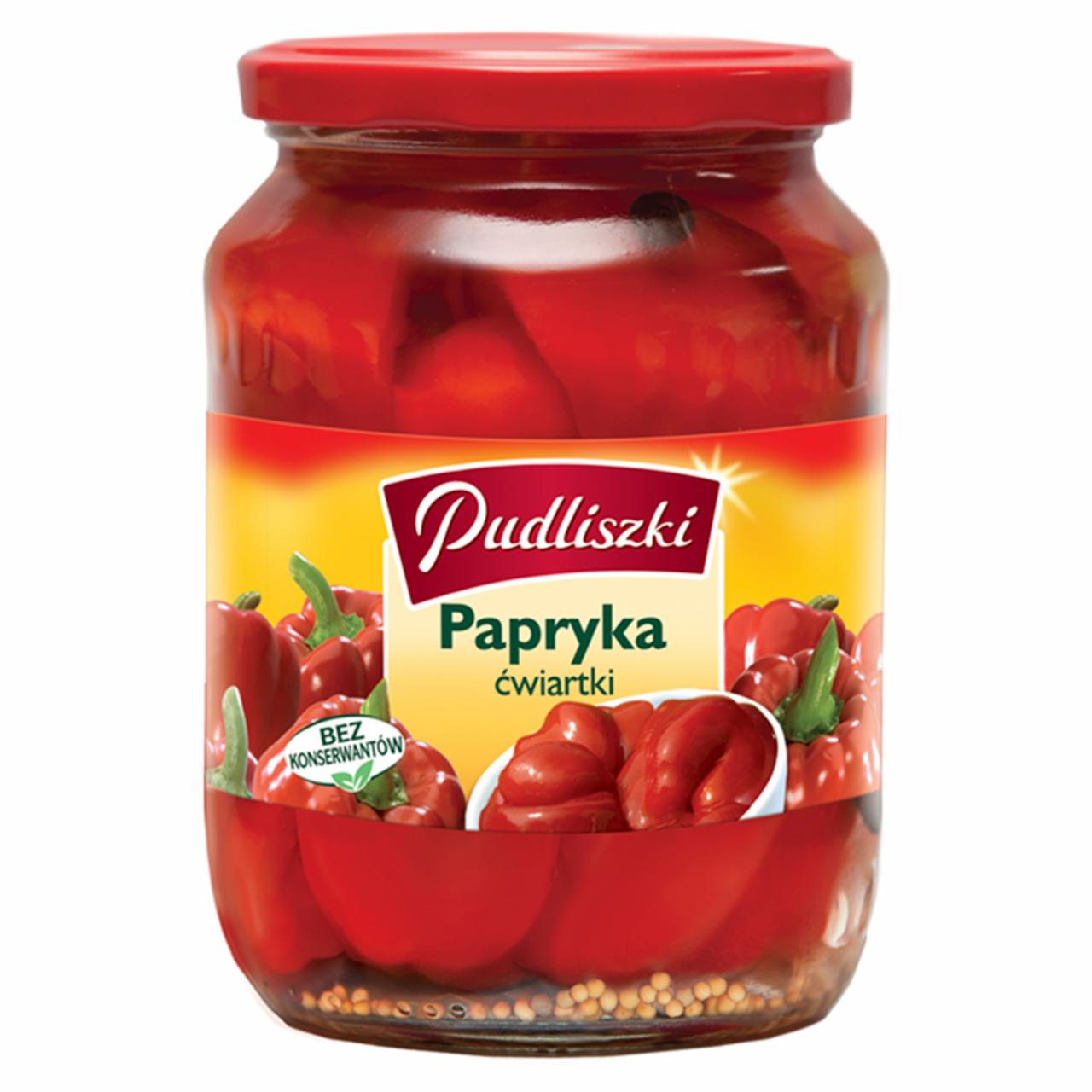 Zdjęcia - Pudliszki Papryka ćwiartki 650 g