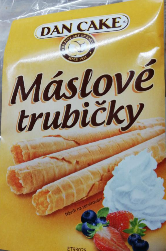 Zdjęcia - Maślane rurki z ciasta waflowego 125 g