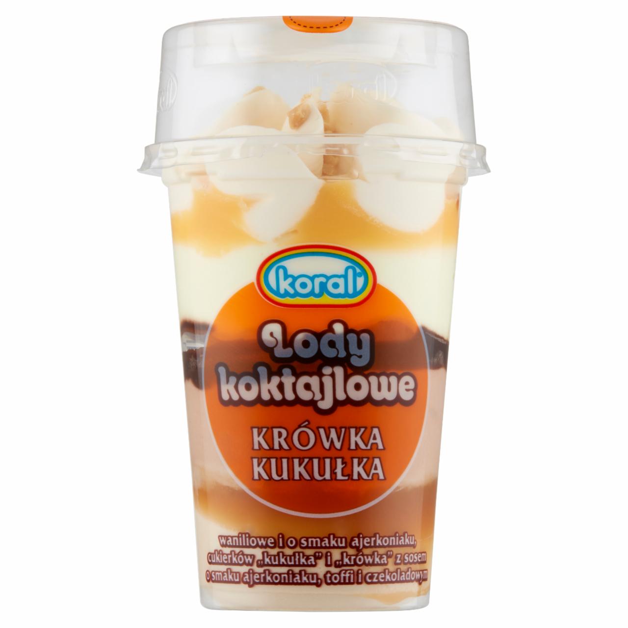 Zdjęcia - Lody koktajlowe krówka kukułka Koral