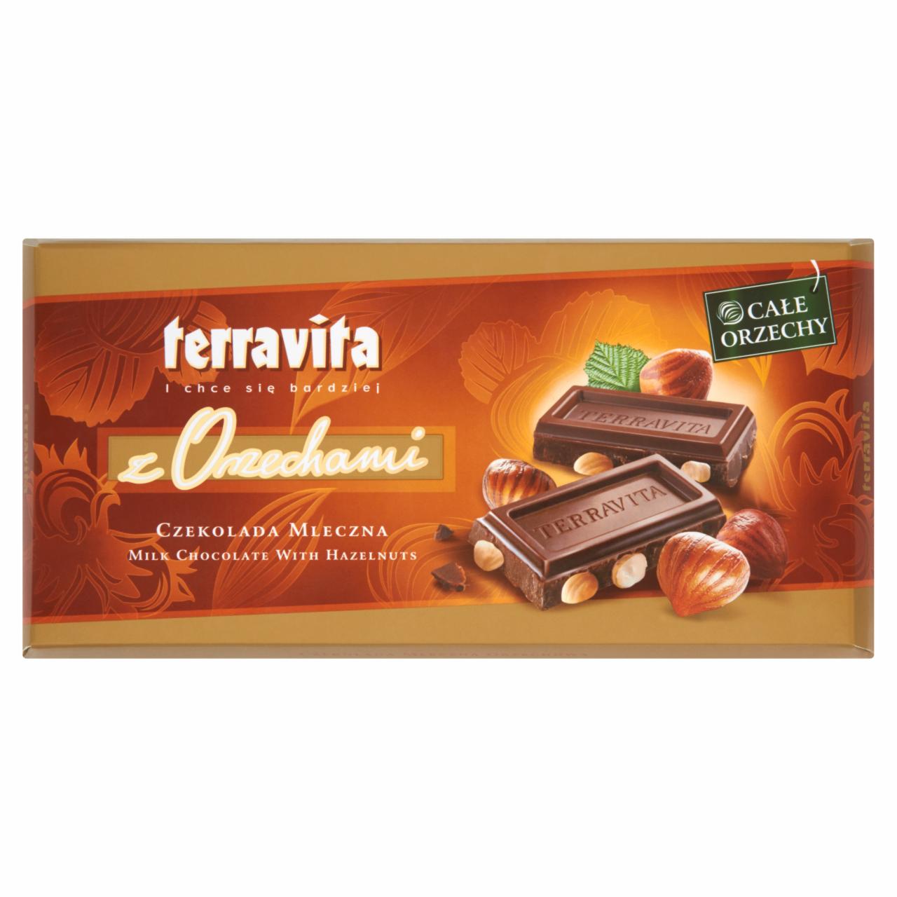 Zdjęcia - Terravita z Orzechami Czekolada mleczna 165 g