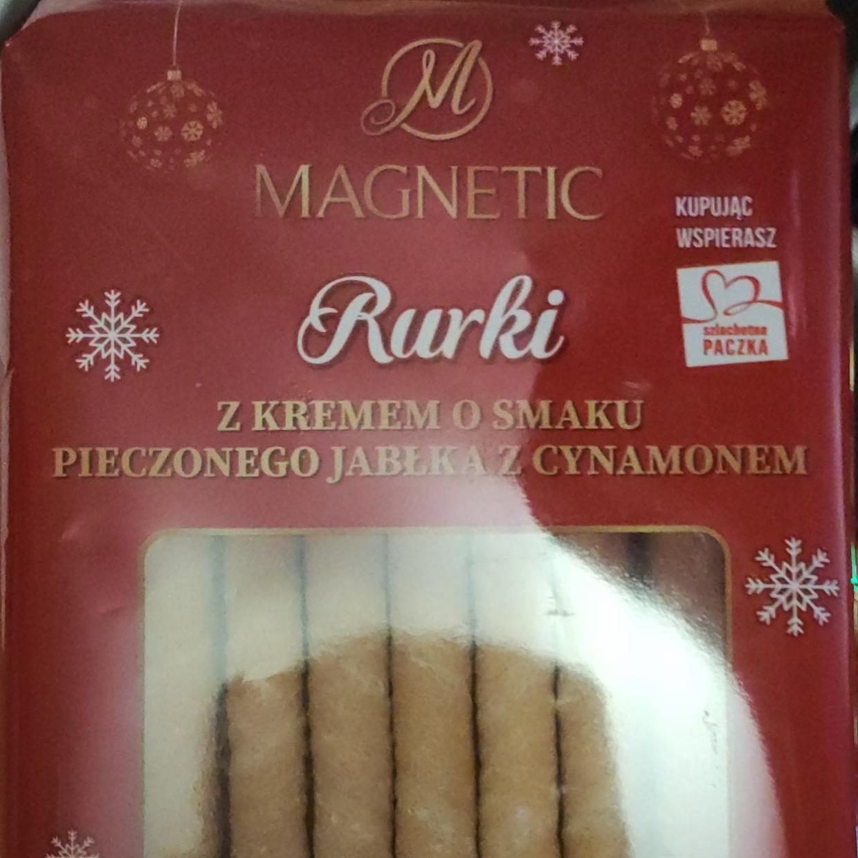 Zdjęcia - Rurki waflowe z kremem o smaku pieczonego jabłka z cynamonem Magnetic