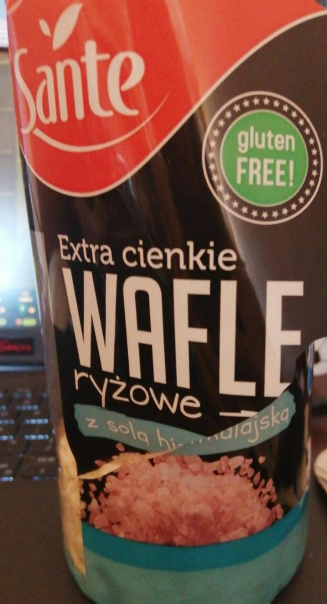 Zdjęcia - Wafle ryżowe cienkie z solą himalajską 110 g Sante Extra