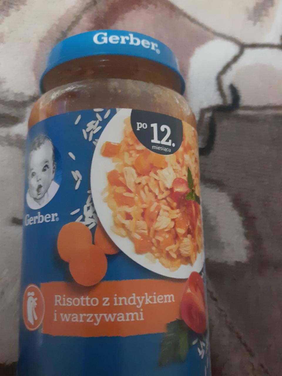 Zdjęcia - Gerber Risotto z indykiem i warzywami dla dzieci po 12. miesiącu 250 g