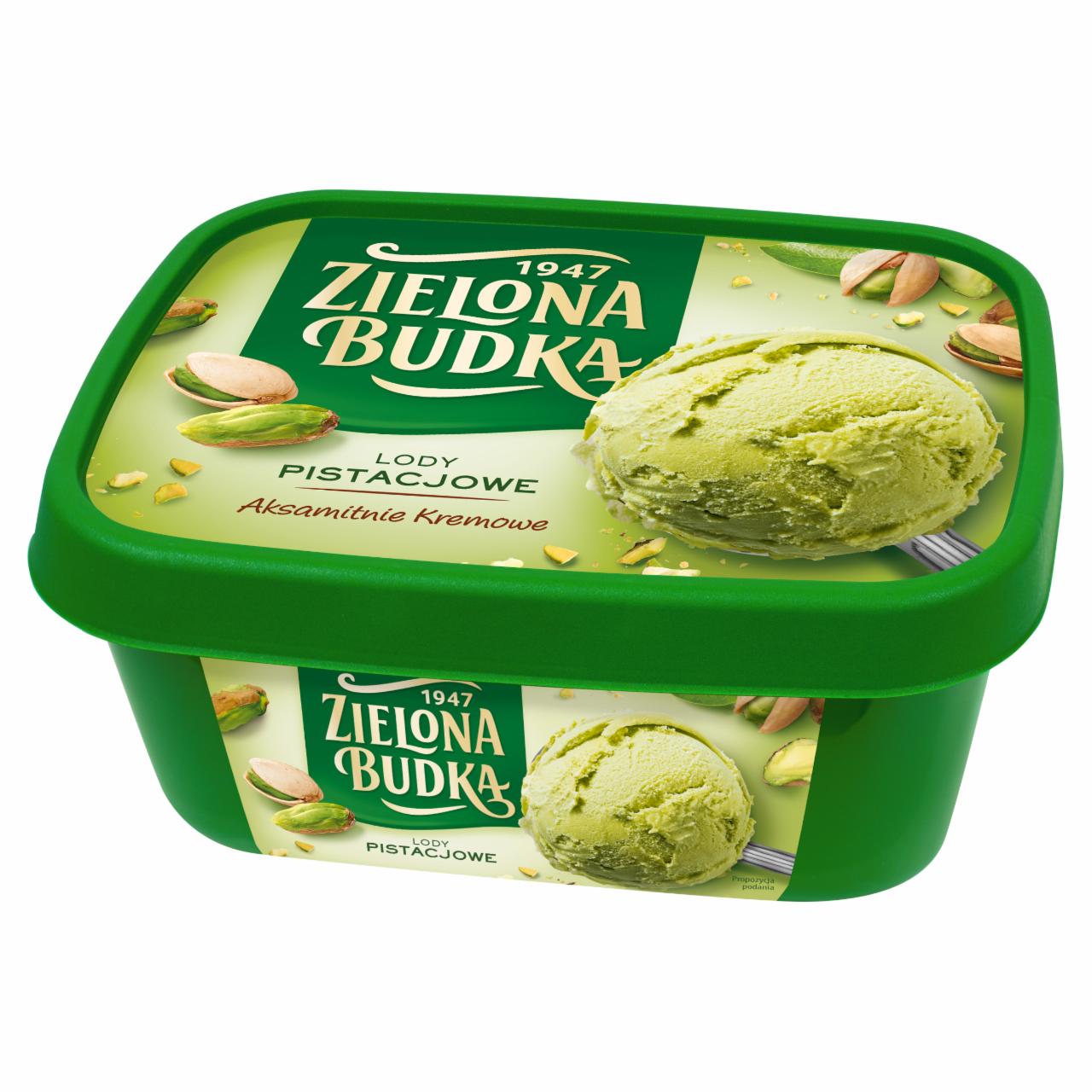 Zdjęcia - Lody pistacjowe Zielona Budka