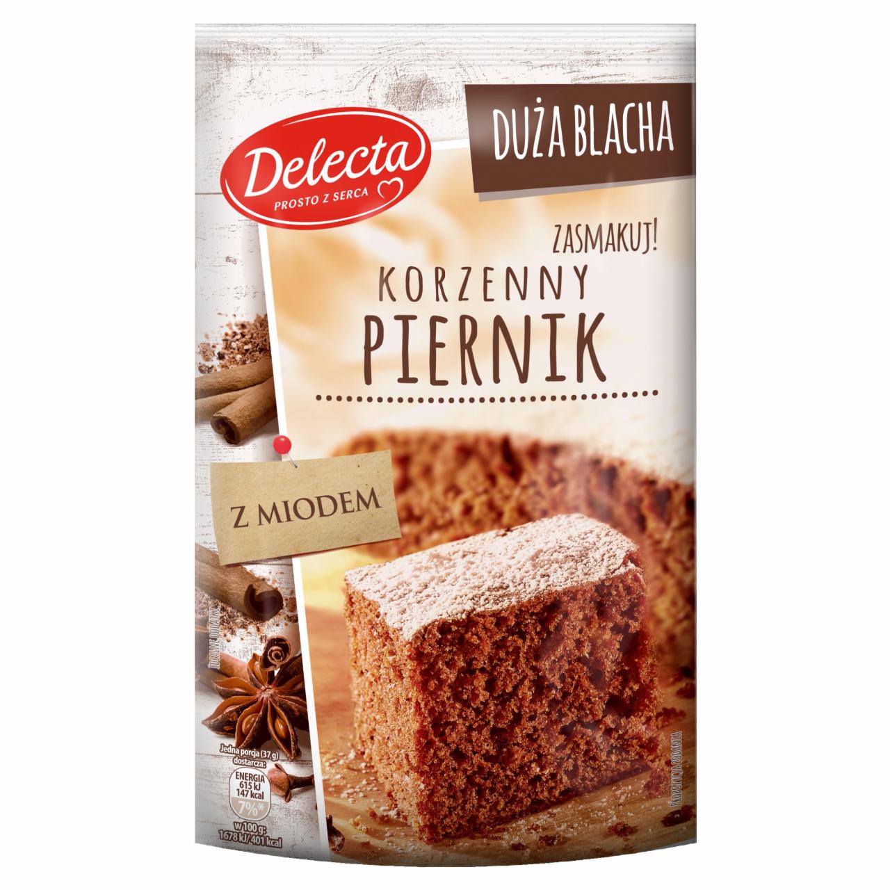 Zdjęcia - Delecta Duża Blacha Korzenny piernik 680 g