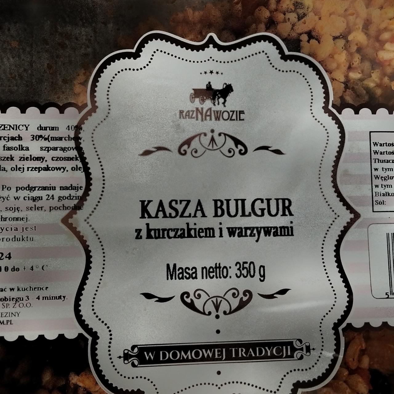 Zdjęcia - Kasza bulgur z kurczakiem i warzywami Raz na Wozie