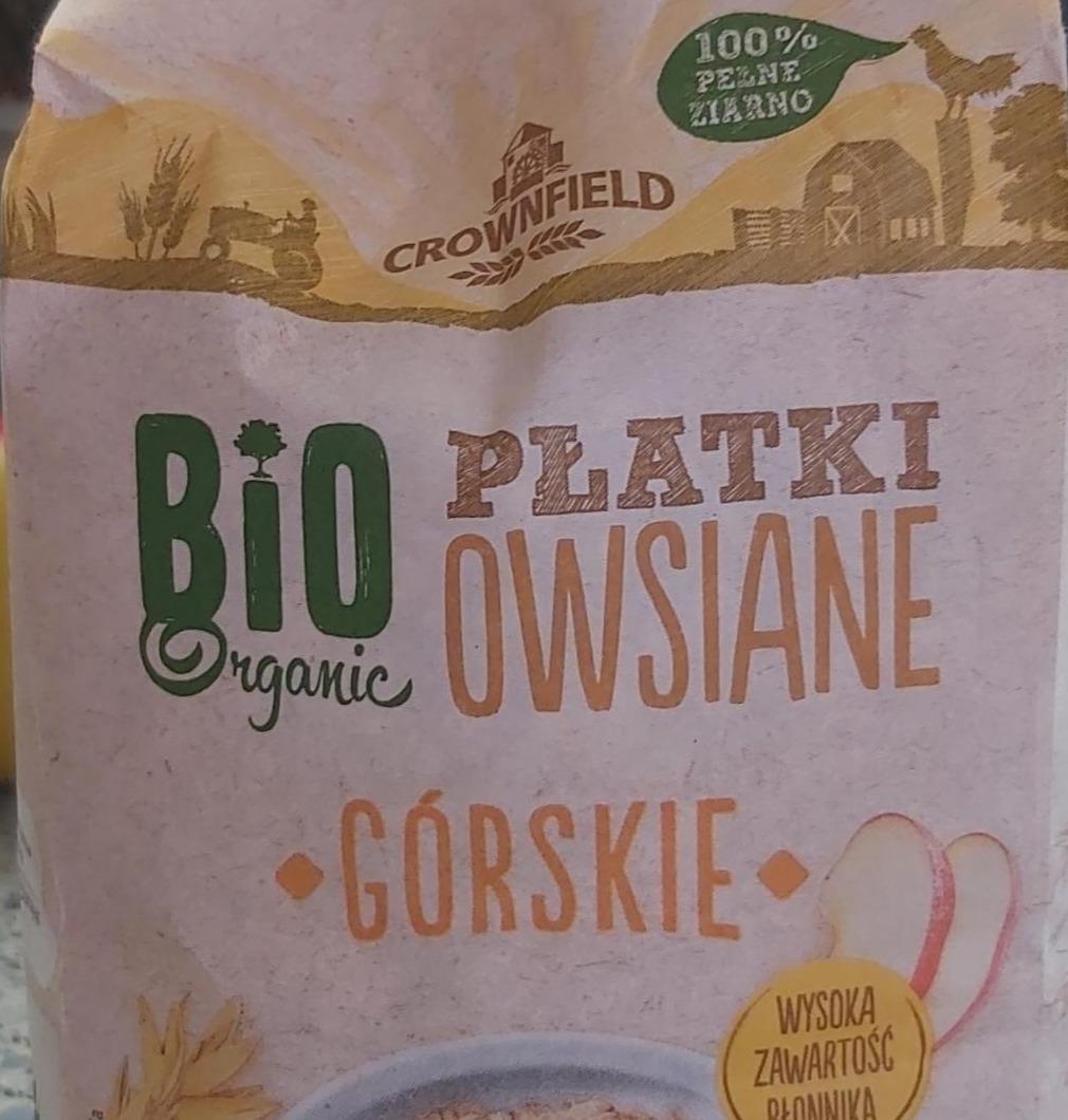 Zdjęcia - Płatki owsiane górskie bio organic Crownfield