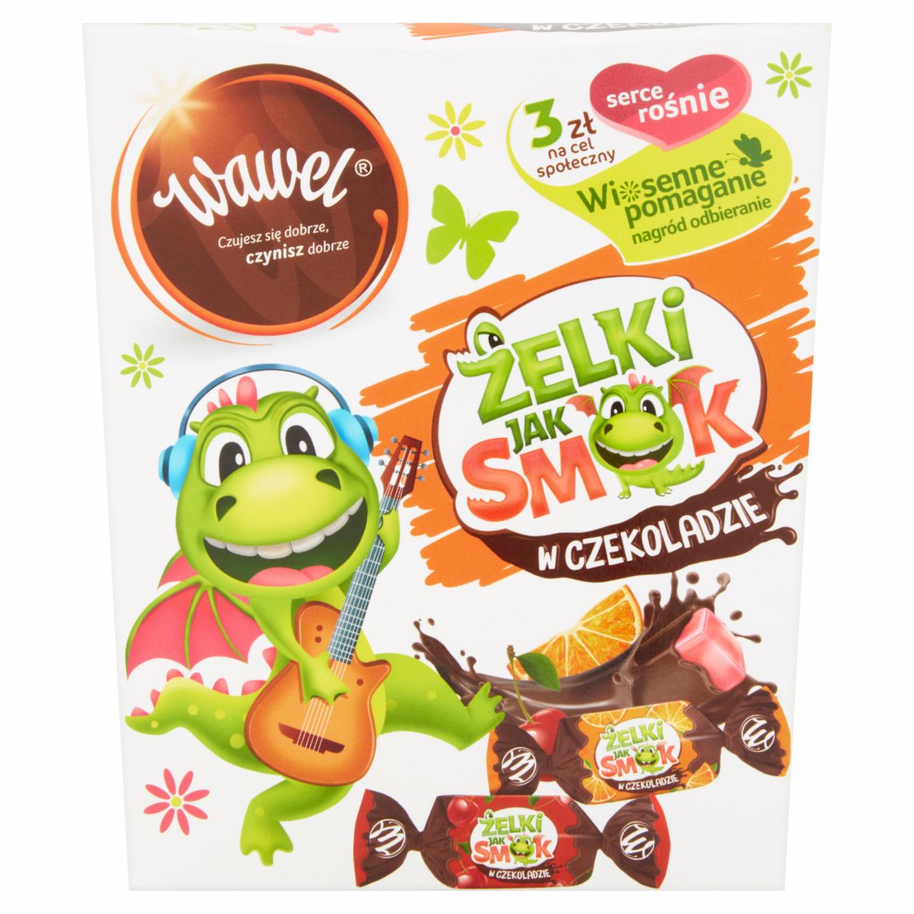 Zdjęcia - Wawel Żelki jak smok w czekoladzie 300 g