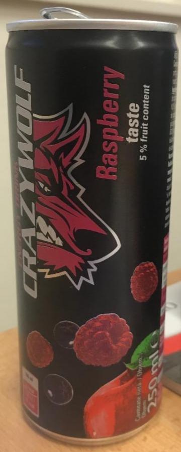 Zdjęcia - Energy drink raspberry taste Crazy Wolf