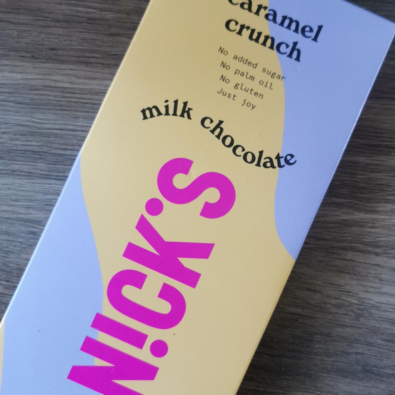 Zdjęcia - Milk chocolate carmel crunch Nicks