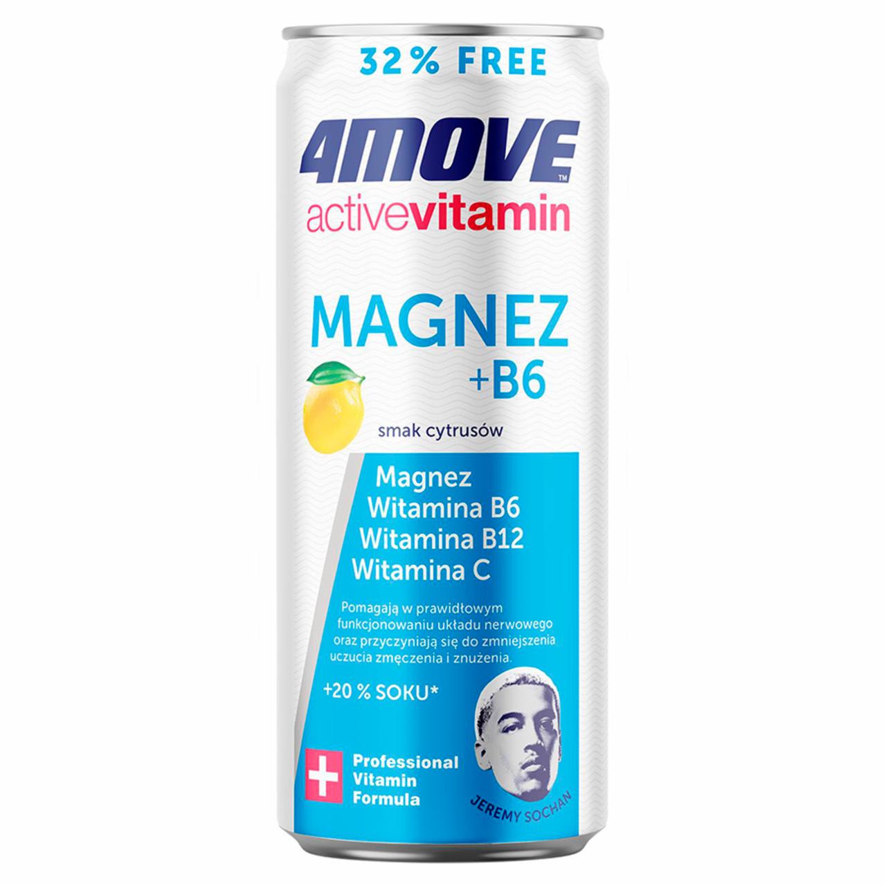 Zdjęcia - Active Vitamin Gazowany napój smak cytrusów 330 ml 4Move