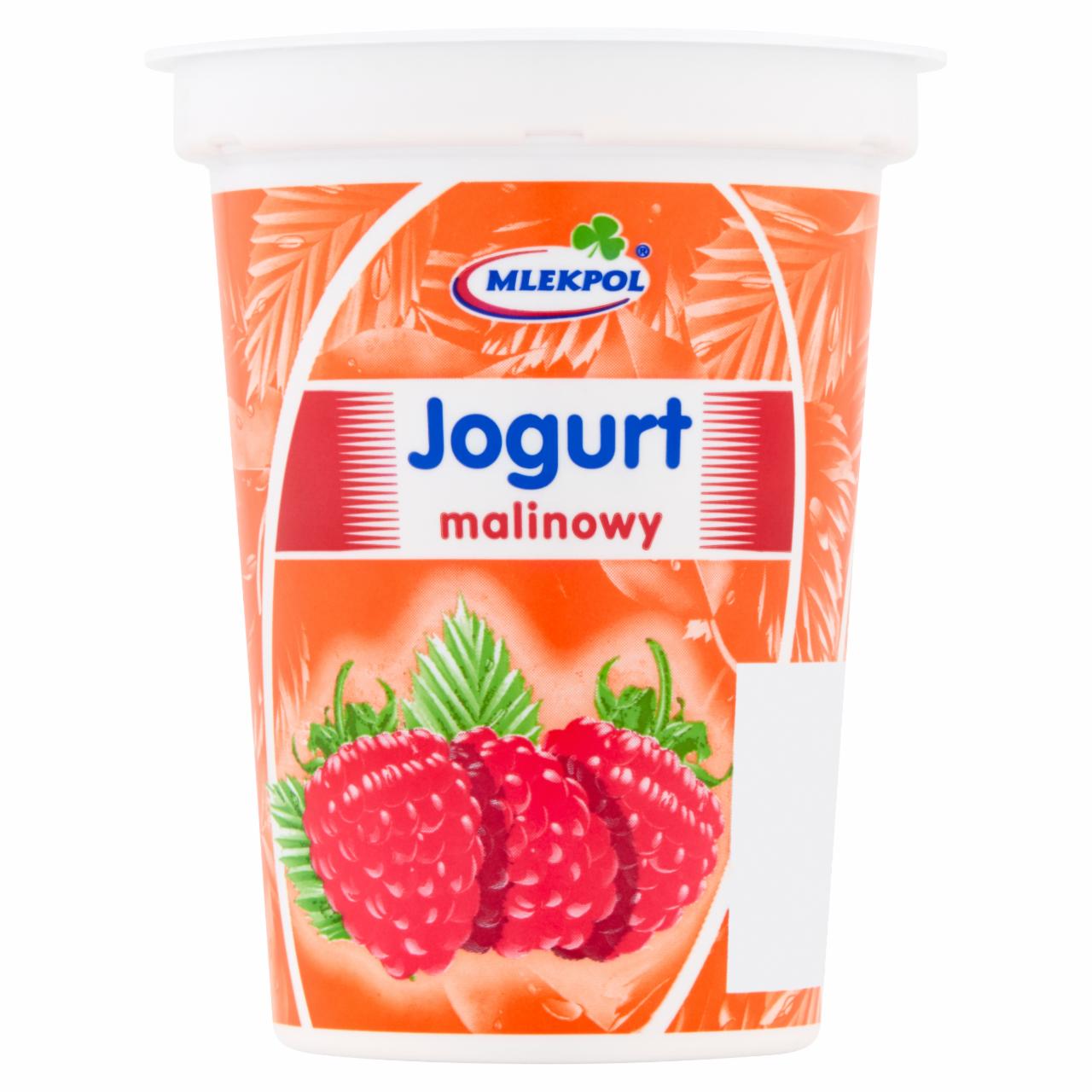 Zdjęcia - Jogurt malinowy Mlekpol