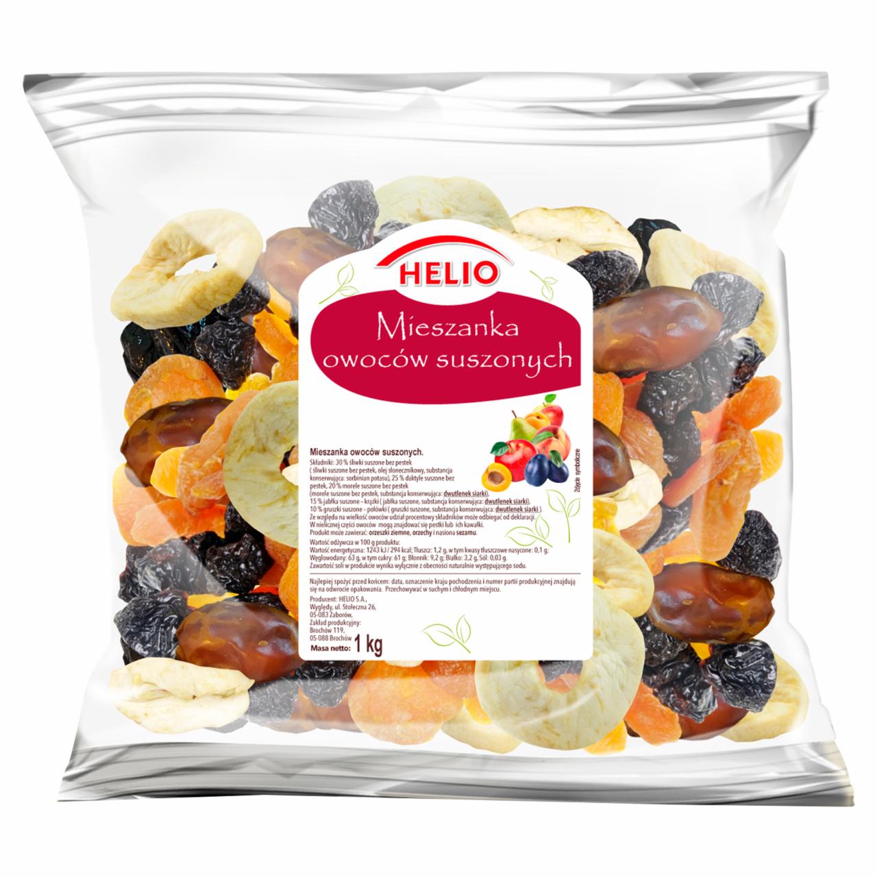 Zdjęcia - Helio Mieszanka owoców suszonych 1 kg