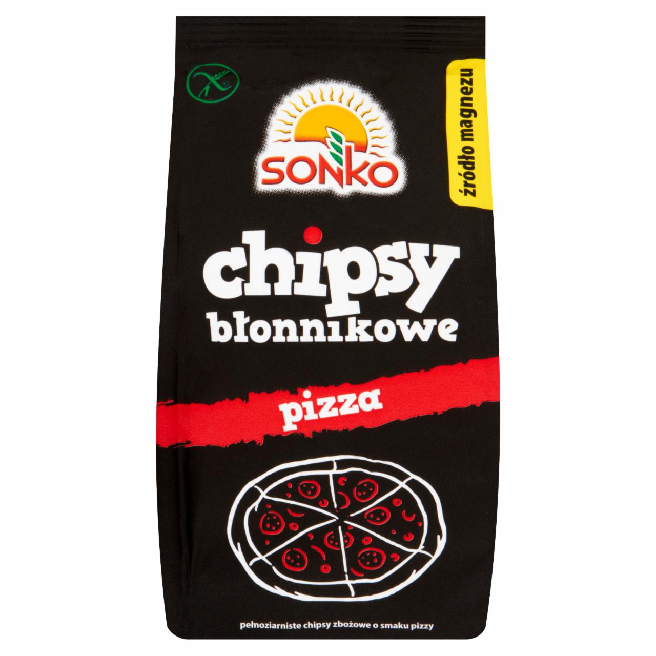 Zdjęcia - Sonko Chipsy błonnikowe pizza 35 g