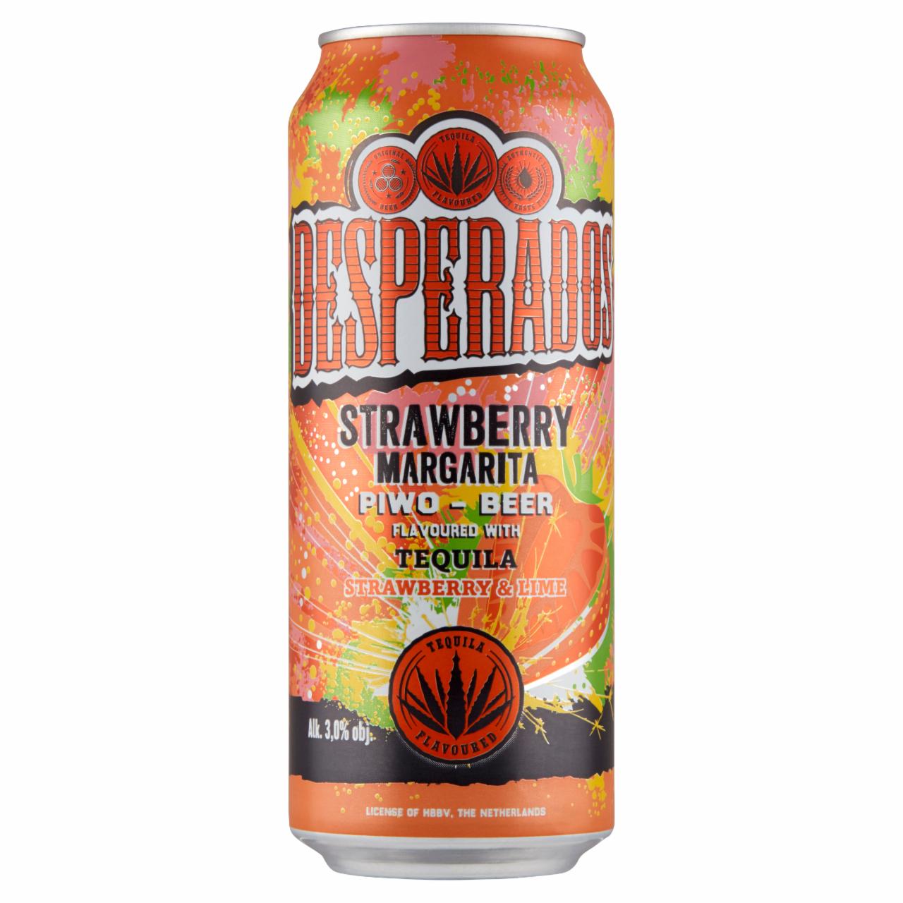 Zdjęcia - Desperados Strawberry Margarita Piwo aromatyzowane 500 ml